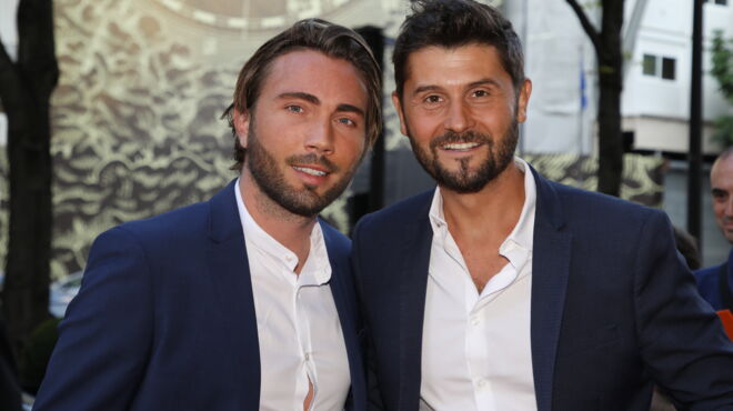 Christophe Beaugrand and Ghislain Gerin as a couple: a beautiful love story that was not necessarily destined to last... 